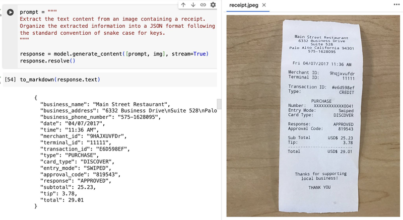 Receipt OCR